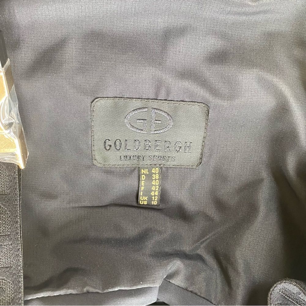 Goldbergh KAYA SALOPETTE BLACK Ski Pants Overalls NWT US size 10 ski bibs - Picture 3 of 12